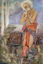 'Elijah prevailing over the Priests of Baal', 1916.  Artist: Evelyn Paul