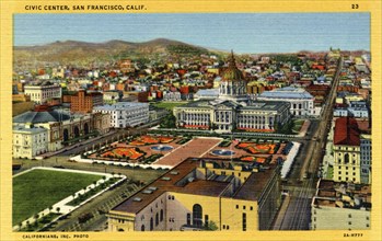 Civic Center, San Francisco, California, USA, 1932. Artist: Unknown