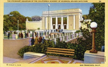 Steinhart Aquarium of the California Academy of Sciences, San Francisco, California, USA, 1932. Artist: Unknown