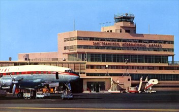 San Francisco International Airport, California, USA, 1957. Artist: Unknown