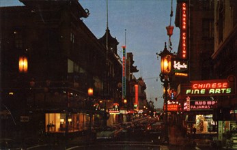 Chinatown, San Francisco, California, USA, 1957. Artist: Unknown