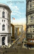 Looking up Powell Street, San Francisco, California, USA, 1926. Artist: Unknown
