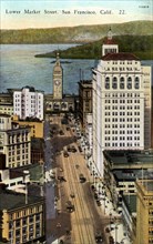 Lower Market Street, San Francisco, California, USA, 1926. Artist: Unknown