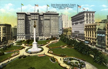 Union Square, San Francisco, California, USA, 1926. Artist: Unknown