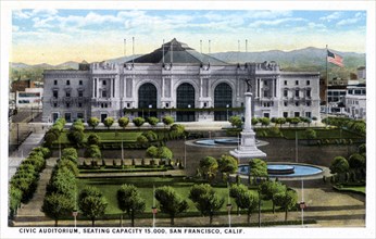 Civic Auditorium, San Francisco, California, USA, 1921. Artist: Unknown