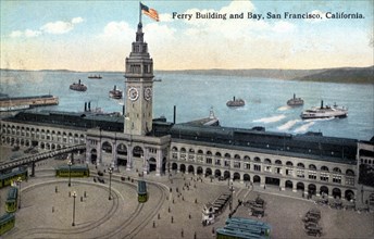 Ferry Building, San Francisco, California, USA, 1922. Artist: Unknown