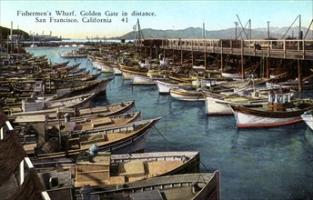 Fisherman's Wharf, San Francisco, California, USA, 1922. Artist: Unknown