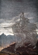 'The Norns vanish', 1924.  Artist: Arthur Rackham