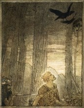 'Siegfried's death', 1924.  Artist: Arthur Rackham