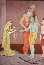 Rama's Marriage, 1913.  Artist: K Venkatappa