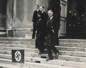 The funeral of Engelbert Dollfuss, Austrian politician, 2 August 1934. Artist: Unknown