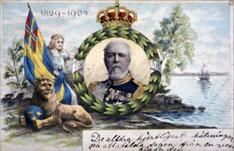 King Oscar II of Sweden and Norway, 1904. Artist: Per-Olof Danielsson