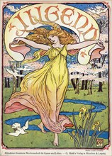 Cover of the German weekly art magazine Jugend, 1898. Artist: Walter Crane
