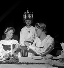 Lucia Day celebrations, Sweden, 1960. Artist: Torkel Lindeberg