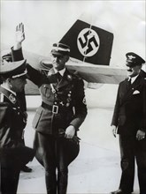 Viktor Lutze, commander of the SA, Munich Airport, Germany, 1934. Artist: Unknown