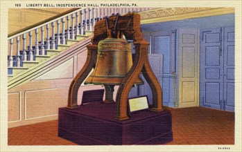 Liberty Bell, Independence Hall, Philadelphia, Pennsylvania, USA, 1933. Artist: Unknown