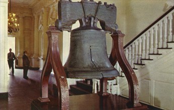 Liberty Bell, Independence Hall, Philadelphia, Pennsylvania, USA, 1953. Artist: Unknown