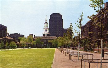 Independence Hall, Philadelphia, Pennsylvania, USA, 1955. Artist: Unknown