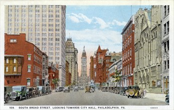 South Broad Street, Philadelphia, Pennsylvania, USA, 1926. Artist: Unknown