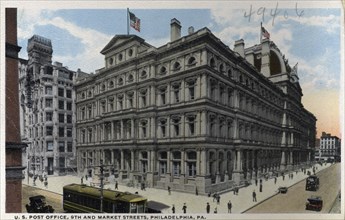 US Post Office, 9th and Market Streets, Philadelphia, Pennsylvania, USA, 1914. Artist: Unknown