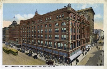 Snellenburg's department store, Philadelphia, Pennsylvania, USA, 1914. Artist: Unknown