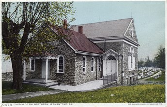 Old Dunkard Church, Germantown, Philadelphia, Pennsylvania, 1905. Artist: Unknown