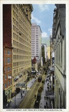 Chestnut Street, east from 16th Street, Philadelphia, Pennsylvania, USA, 1914. Artist: Unknown