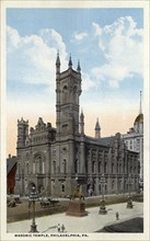 Masonic Temple, Broad and Filbert Streets, Philadelphia, Pennsylvania, USA, 1914. Artist: Unknown