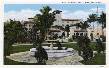 Pancoast Hotel, Miami Beach, Florida, USA, 1931. Artist: Unknown