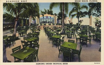 Roadside Rest, Miami Beach, Florida, USA, 1937. Artist: Unknown