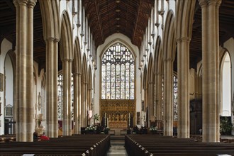 Interior of the Church of St Peter Mancroft, Norwich, Norfolk, 2010.