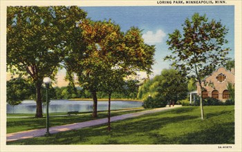Loring Park, Minneapolis, Minnesota, USA, 1935. Artist: Unknown