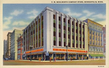 FW Woolworth Company store, Minneapolis, Minnesota, USA, 1937. Artist: Unknown