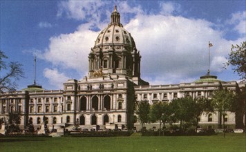 Minnesota State Capitol, St Paul, Minnesota, USA, 1949. Artist: Unknown