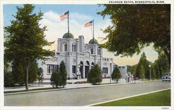 Calhoun Baths, Minneapolis, Minnesota, USA, 1928. Artist: Unknown
