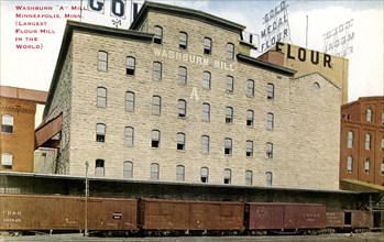 Washburn 'A' flour mill, Minneapolis, Minnesota, USA, 1910. Artist: Unknown
