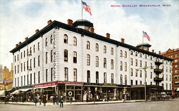 Nicollet Hotel, Minneapolis, Minnesota, USA, 1910. Artist: Unknown