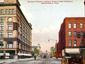 Seventh Street, Minneapolis, Minnesota, USA, 1906. Artist: Unknown
