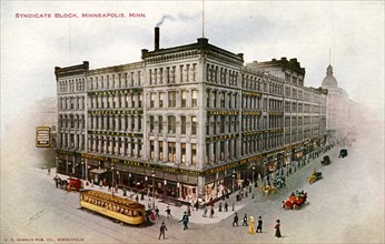 Syndicate Building, Nicollet Avenue, Minneapolis, Minnesota, USA, 1910. Artist: Unknown