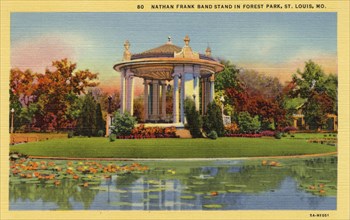 Nathan Frank Band Stand in Forest Park, St Louis, Missouri, USA, 1932. Artist: Unknown