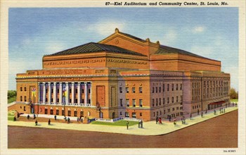 Kiel Auditorium and Community Center, St Louis, Missouri, USA, 1933. Artist: Unknown
