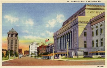 Memorial Plaza, St Louis, Missouri, USA, 1935. Artist: Unknown