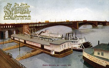 Eads Bridge, St Louis, Missouri, USA, 1912. Artist: Unknown