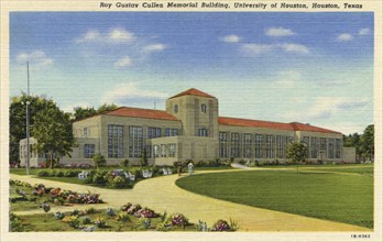 Roy Gustav Cullen Memorial Building, University of Houston, Houston, Texas, USA, 1941. Artist: Unknown