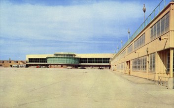 The new Houston International Airport, Houston, Texas, USA, 1955. Artist: Unknown