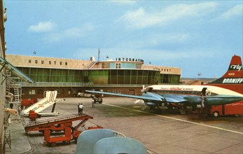 Houston International Airport, Houston, Texas, USA, 1956. Artist: Unknown