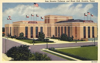 Sam Houston Coliseum and Music Hall, Houston, Texas, USA, 1948. Artist: Unknown