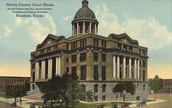 Harris County Court House, Houston, Texas, USA, 1911. Artist: Unknown