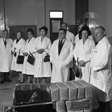 Local dignitaries during an open day at Spillers foods in Gainsborough, Lincolnshire, 1962. Artist: Michael Walters