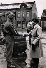 Field Marshal Bernand Montgomery, British general, Zonhoven, Belgium, World War II, 1945. Artist: Unknown